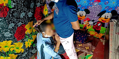 Desi high school girl 18+ viral MMS sex for money.talking dirty in hindi and losing her anal virginity Dhire se daliye