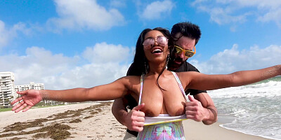 Young ebony is getting fucked through the hole in her costume