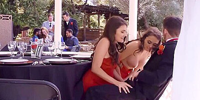 Bridesmaids Seduce The Groom For