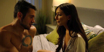 Big tits brunette babe sucking stepbro in laws big cock