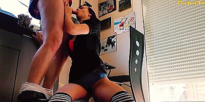Student Sucks Her Particular Teacher And Pisses On