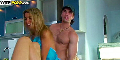 Hot fucking cooking with sexy Russian teen 18+ whores!