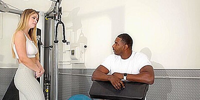 Sunday Snack For Badass Big Black Dick - Interracial