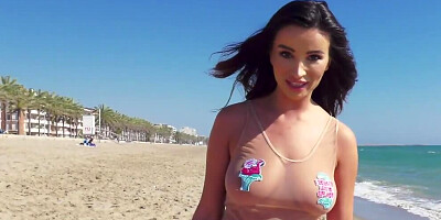 Alyssia Kent and Jesus Reyes are havign wild sex outdoors