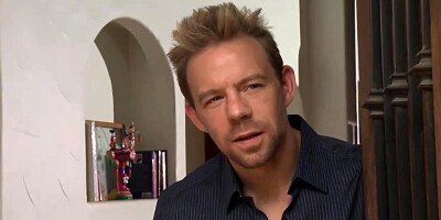 Pretty, ash-blonde cheerleader is nude and liking a casual bang on the bed, in the afternoon