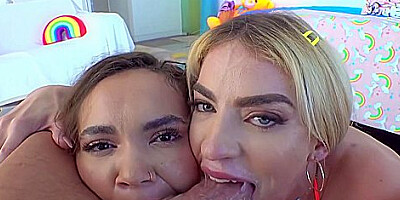 Graycee Baybee And Naudi Nala - Graycee & Naudi Give Naughty Head