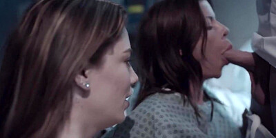 Psychiatric patient fucked in threesome