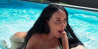 Stepmoms Swimsuit Dissolves In The Pool / 29.06.2024 With Jada Sparks And Jordi El Nino Polla