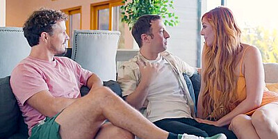 Lauren Phillips - Horny Big Tits Redhead Milf Enjoys Face Fucking Nad Hot Sex