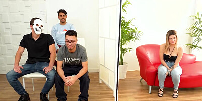 Blonde Teen 18+ Rubi Vergara Tries One Of Our Sexy Blind Dates!