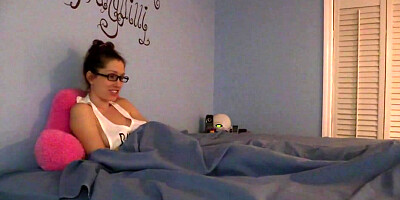 Shy Masturbation Under Sheets