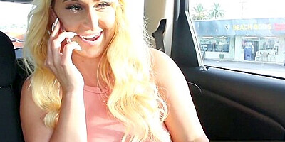 Nasty Talking Big Titty Nina Kayy Fucks Black Cock Driver!