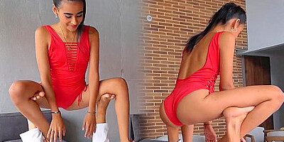 Tiny Latina Teen 18+ Amateur First Time Acro Yoga And Doggystyle