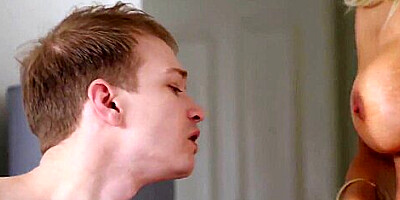 Hot Stepmom And Her Skinny Stepson - Brittany Andrews