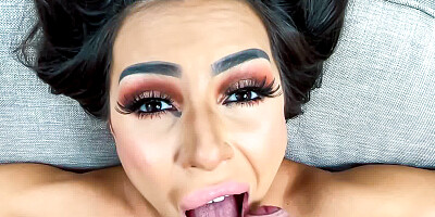 Hime Marie teases the camera with her shaved pussy before getting laid
