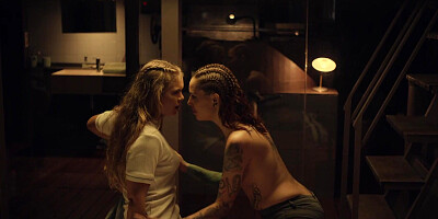 Lesbian sex in fight club between Silvia Rubi and Viktoria Vaar
