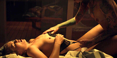 Lesbian sex in fight club between Silvia Rubi and Viktoria Vaar