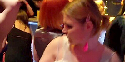 European party teens 18+ have an orgy in the club