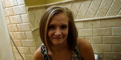 Paisley Brooks lets stepbrother fuck her pussy & fill her with cum