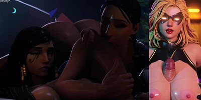 Racy animated stunners are gargling knobs and getting banged rock-hard, in various postures and places
