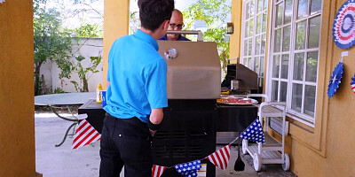 Sneaky 4th Of July step-family hook-up