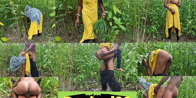 A young boy from the village fucked my pussy in the forest