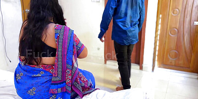 (Part-2) Indian Hot Wife Affair With Maid Guy When her Husband go to office she fuck the Maid Guy on bed cowgirl