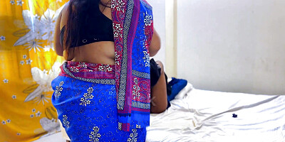 (Part-2) Indian Hot Wife Affair With Maid Guy When her Husband go to office she fuck the Maid Guy on bed cowgirl