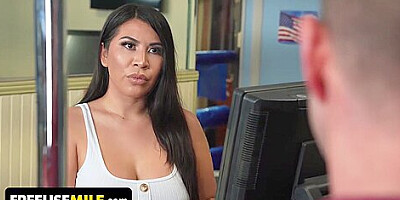 Big Titted Milfs Tokyo Lynn & Sandy Love Seduce Horny Stud And Fuck Him In Laundromat