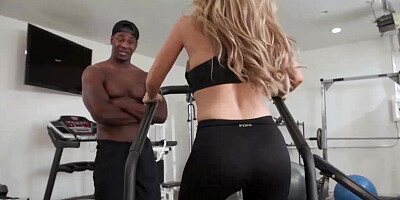 Curvy Milf Kayla Kayden Bangs Her Black Stud Trainer