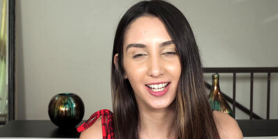 Cute teen Natalia Nix finds very creative ways to keep her bro off the tv