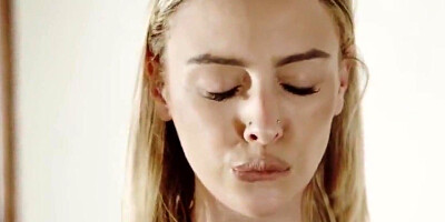 blowjob , euro blonde sucks fat dick