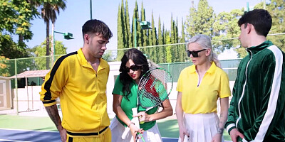 Stepmoms cools down Nade and Nick's hard boner