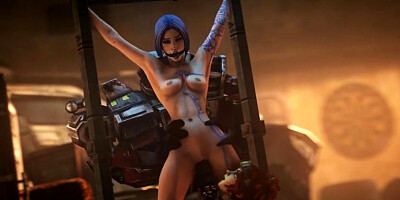 Agatha Vega is a promiscuous assistant who luvs to have buttfuck orgy with Christian Clay