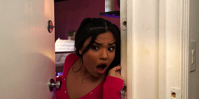 My big ass roommate caught masturbate