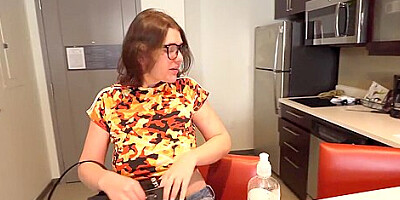 Nerdy PAWG Teen`s BBC Video Audition