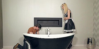 Sharon White In Horny Maid