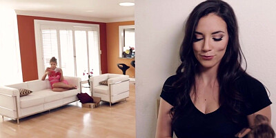 Lesbian milf facesitting stepsons wife