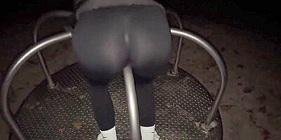 Spontaneous Risky Fuck In The Park During Our Night Walk