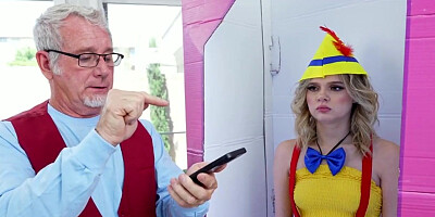 Old guy fucks his brand new female bot