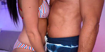 Peter spreads Alice's ass and fuck her from behind