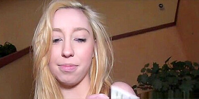 Shy teen 18+ fucks for cash outdoors