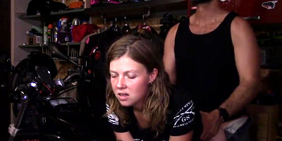 Fellow - Hot Biker Babe Takes A Hard Ass Fucking Bent Over My Motorcycle Lavender Joy