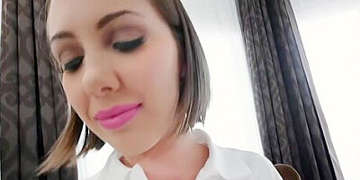 Gorgeous Lesbian Eats Bald Pussy Of Shy Hetero