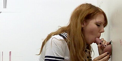 Cfnm teen 18+ at gloryhole