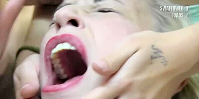 Goomahs Cum Swallow Action By