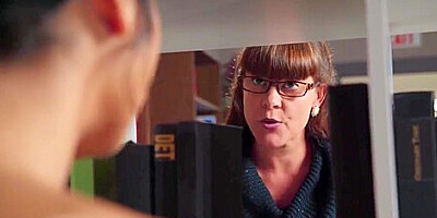 Sex-hungry Strangers Throw A Doggy Fuck In The Library With Avery Black And Ricky Johnson