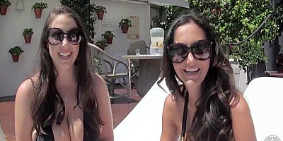 Big Tit Lesbians Eating Out And Fingering Each Others With Ava Addams And Angela White