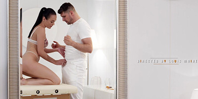 Charming Alya Stark has fun with a masseur