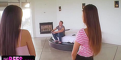 Hot Teen 18+ Gamer Girls Take Turns On Riding A Big Dick With Katya Rodriguez